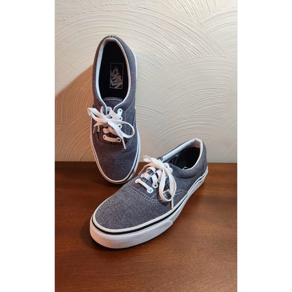 Vans Off The Wall Seldom Worn 721278 Gray Shoes Womens Size 8.5 Mens Size 7 - Picture 5 of 11